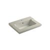 KOHLER Tresham(TM) One-Piece Surface And Integrated Lavatory With Single-Hole Faucet Drilling