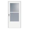 EMCO 30 Inch Width, 100 Series Self-Storing, White Door, Black Hardware