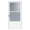 EMCO 32 Inch Width, 75 Series Self-Storing, White Door, Black Hardware