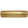 Watts Yellow Brass 3/8 Inch Pipe Nipple