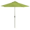 Hampton Bay Pear 9 Feet Aluminum Market Push Button Tilt and Crank Umbrella