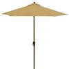 Hampton Bay Roux 7.5 Feet Aluminum Market Push Button Tilt and Crank Umbrella