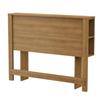 South Shore Fynn Full Headboard with Storage Harvest Maple