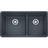 BLANCO Precis U 1.75 16" Cinder SG Sink CDN, Undermount