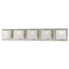 Eurofase Talo Collection 5-Light Satin Nickel Bath Bar