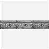 Shanko Steel Silver Finish Cornice 3 Inches x 4 Feet Long