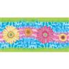 The Wallpaper Company 9 In. H Brightly Colored Tye Dye Border