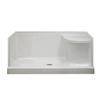 Mirolin Ellis 54 Acrylic Shower Base With Seat-Left Hand