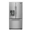 LG 24.9 Cu.Feet. 33 Inch Wide Water and Ice Dispenser 3 Door Refrigerator, Stainless - LFX25978ST