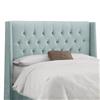 Skyline Furniture MFG. Upholstered Queen Headboard in Velvet Pool