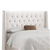 Skyline Furniture MFG. Upholstered Queen Headboard in Velvet White