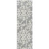 Artistic Weavers Haisnes Silver Gray Polyester Runner - 2 Feet 6 Inches x 8 Feet