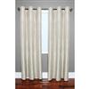 Stiel Silk Grommet Panel - Lined - 50 Inches X 84 Inches, Beige.