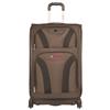 Swiss Travel Products 28" Upright 4-Wheeled Spinner Expandable Luggage (C0547 28) - Grey