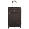 Swiss Travel Products 28" Upright 4-Wheeled Spinner Expandable Luggage (C0556 28) - Black