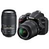 Nikon D3200 24.2MP Digital SLR Camera With 18-55mm/55-300mm Lens Kit