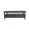 Simpli Home Warm Shaker Coffee Table (INT-AXCWRM-COFI-EXE) - Dark Brown