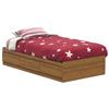 South Shore Jumper Twin Bed With Storage (3326212) - Harvest Maple