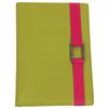 RKW Collection Leather Passport Cover (PC-2044) - Meadow Green / Hot Pink
