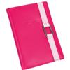 RKW Collection Leather Passport Cover (PC-2044) - Hot Pink / Pale Pink