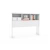 Sonax Willow Double Bookcase Headboard (H-211-LWB) - White