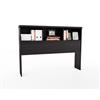 Sonax Willow Queen Bookcase Headboard (H-301-LWB) - Black