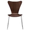 Zuo Taffy Dining Chairs - 4 Pack - Dark Brown