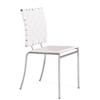 Zuo Criss Cross Chairs - 4 Pack - White