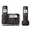 Panasonic 2-Handset DECT 6.0 Plus Cordless Phone with Answering Machine (KXTG6842B)