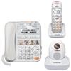 VTech DECT 6.0 Corded/ Cordless Phone & Wearable Pendant CareLine 3-Piece Telephone System (SN6197)