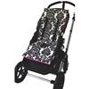 Tivoli Couture Memory Foam Stroller Seat Cushion (MFSL 1035) - Black/ White