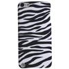 Exian iPod touch 5th Gen Zebra Print Hard Shell Case (5T006) - Black/ White