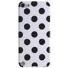 Exian iPod touch 5th Gen Polka Dot Soft Shell Case (5T011) - White