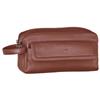 Mancini Double Compartment Toiletry Kit (98201-CG) - Cognac