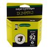 Ink For Dummies HP 92 Black Inkjet Cartridge (C9362WN)