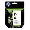 HP 27/28 CMY Inkjet Cartridge Two Pack (C9323BC)