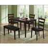 Monarch Transitional 5-Piece Dining Set (I 1211) - Cappuccino