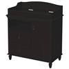 South Shore Moonlight Collection Changing Table (3716332) - Dark Mahogany