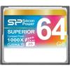 Silicon Power 64GB 1000x Professional Compact Flash Card (SP064GBCFC1K0V10)