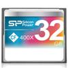 Silicon Power 32GB 400x Professional Compact Flash Card (SP032GBCFC400V10)