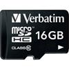 VERBATIM - AMERICAS LLC 16GB MICRO SDHC CLASS 10 W/ADAPTER