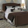 Monique Brown Upholstered Bed