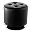 Domani Small Black Ottoman