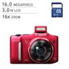 Canon® Powershot SX160 16.0 MP Red Camera