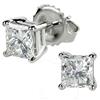 Princess cut Diamond Stud Earrings (1.40 ctw)