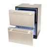 Haier 5.4 cu.ft. Stainless Steel Built-in Dual Drawer Refrigerator