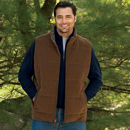 Casual Male Big & Tall® True Nation™ Corduroy Puffer Vest - Sears ...