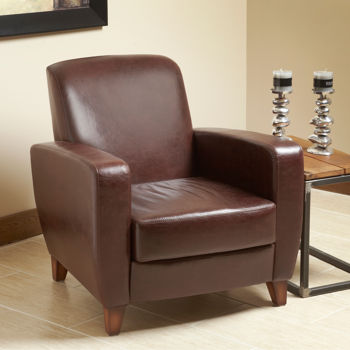 Avia Top Grain Leather Club Chair - Costco - Toronto